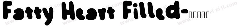 Fatty Heart Filled字体转换